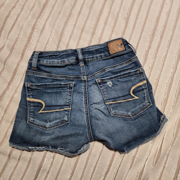 American Eagle jean shorts sz 00 - Picture 5 of 5